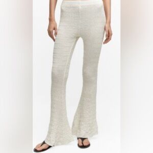 Mango Flared Leg Pants